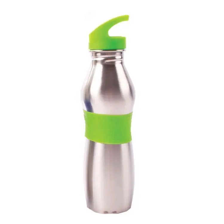 

Customizable colors single wall vacuum thermos flask sport water bottle stainless steel, As picture