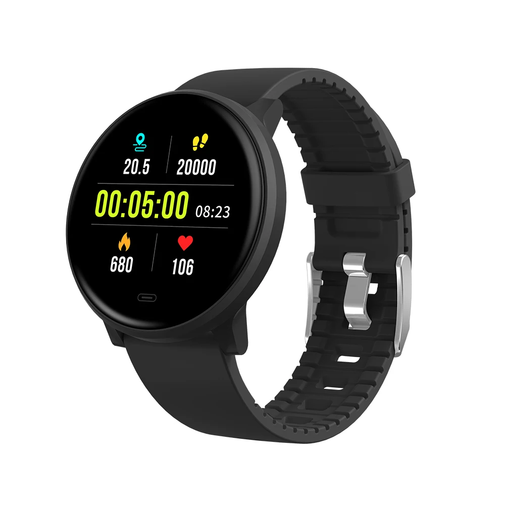 

2021 Women Temperature Measurement Waterproof Bracelet IP68 Fitness Smart Watch