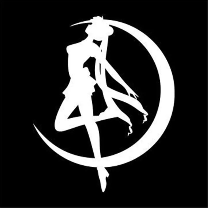 

5.5" Japanese Cartoon Sailor Moon Anime Vinyl Die Cut Decal laptop Bumper Truck Window Car decal sticker, 12 colors