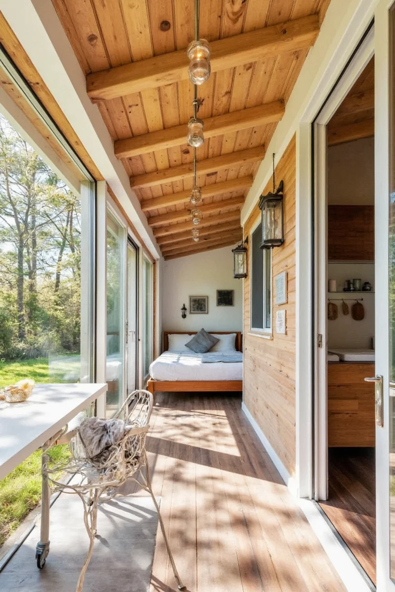 Tiny house with smart tech integrations