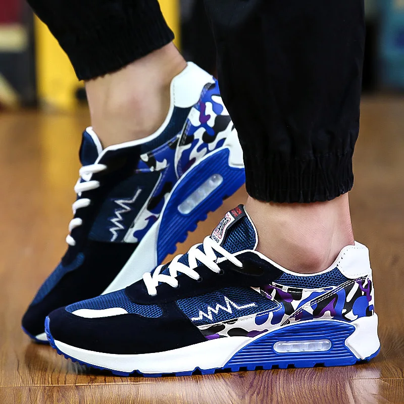 

Men casual shoes sports breathable mesh air cushion shoes 6
