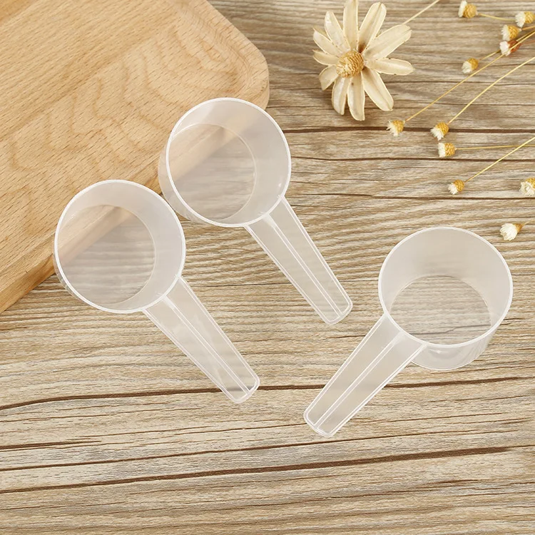 

40 CC 20 grams plastic big fan-shaped plastic spoon Detergent spoon animal food plastic scoop free shipping, Customized color