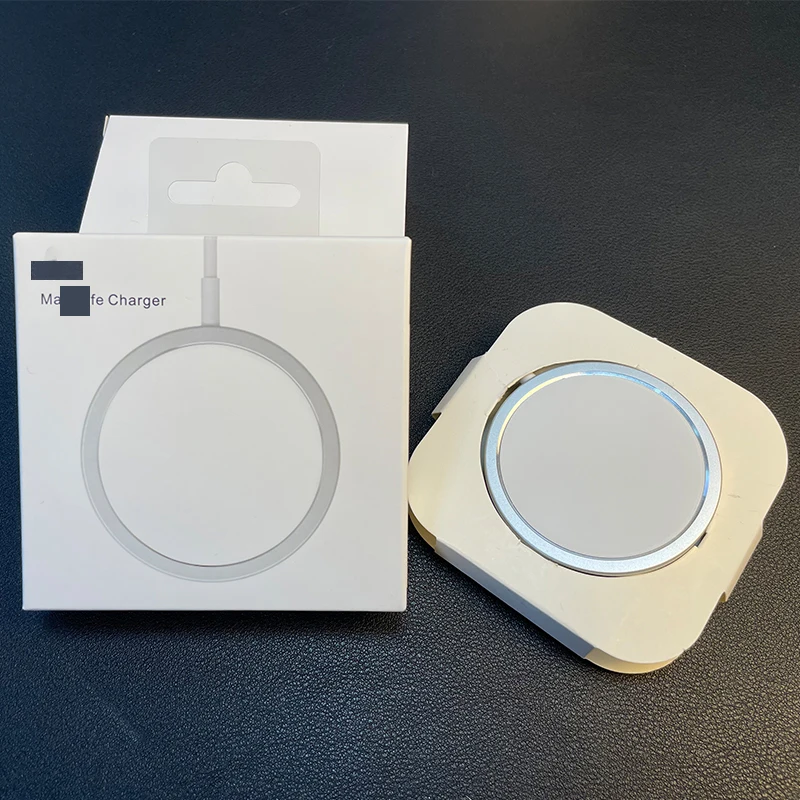 

Phone quick charger wireless charging Magnetic wireless charging 15W fast charging for iphone 12, White