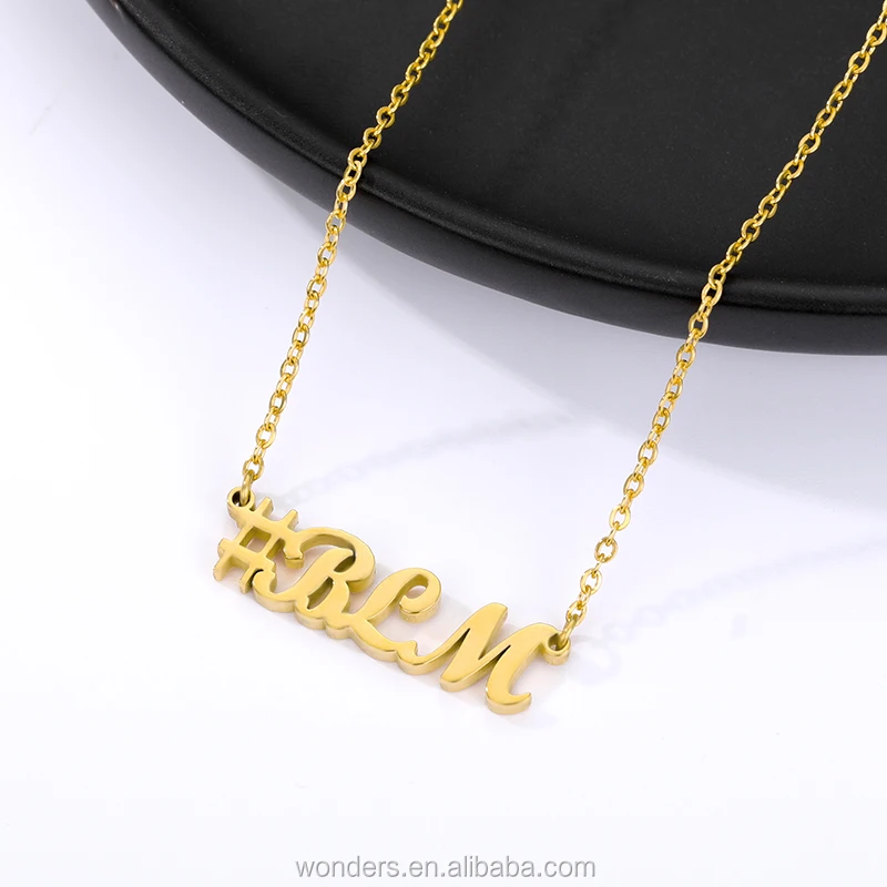 #blm Black Lives Matter Women Link Chain Necklace Jewelry Gold 18k ...