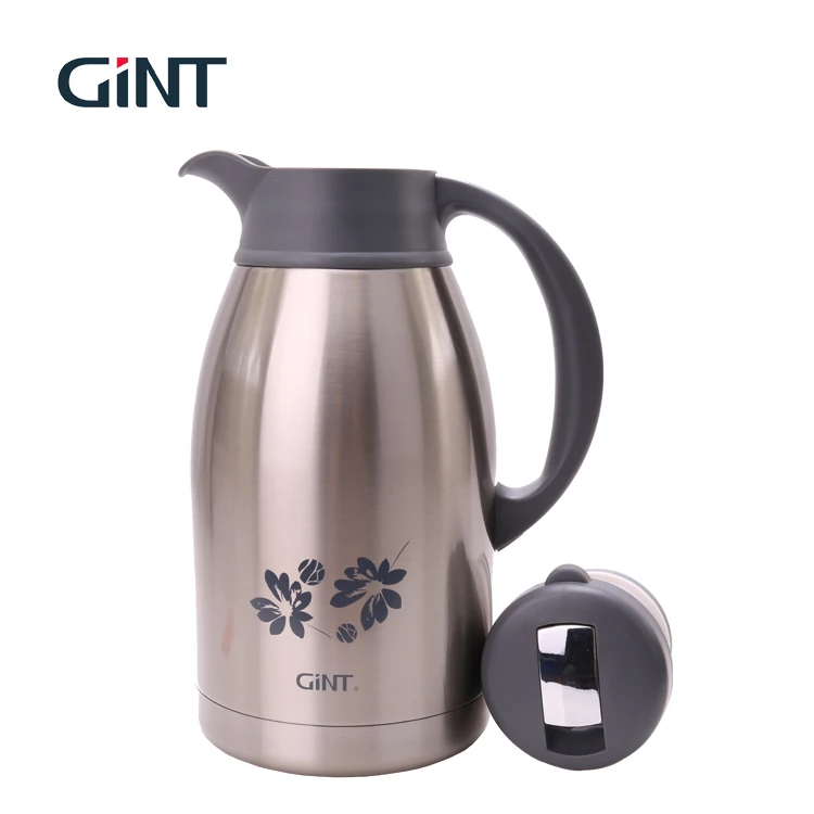 

GiNT 1.5L Chinese Suppliers Stainless Steel Insulated Hot Water Vacuum Bottles Coffee Pots for Teahouse, Customized colors acceptable