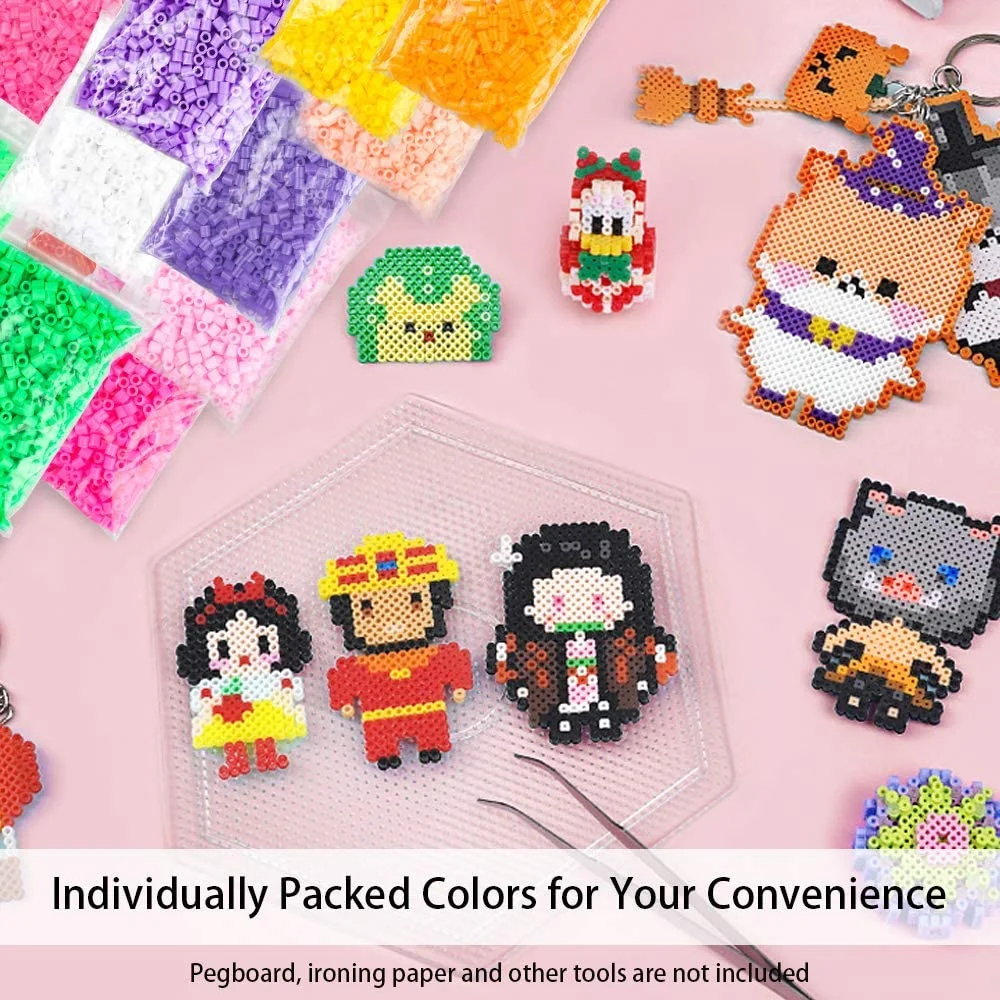 Funny Perler Beads Supply Handmade 5mm 2.6mm Perler Beads Diy Children