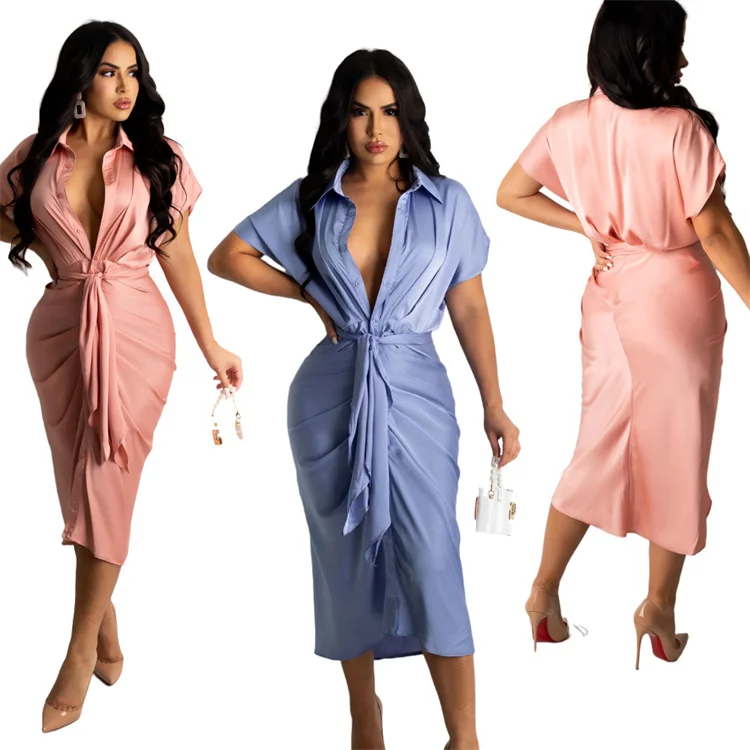 

LH Wholesale Fashion Plus Size Women Clothing Casual Dress 2021 New Arrivals For Summer Wears loungewear, Picture color