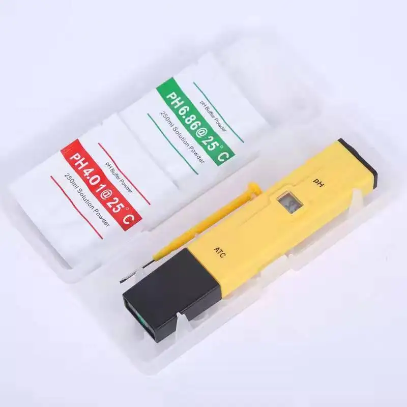 
Portable Aquarium Pool Water Wine Urine Hydroponic LCD Monitor Accuracy 0.1 PH 009 107 Digital PH Meter value 