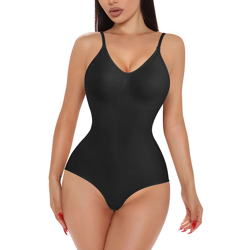 

2022 custom logo spandex seamless bodysuit slimming skims shapewear sleeveless body shapers for plus size women