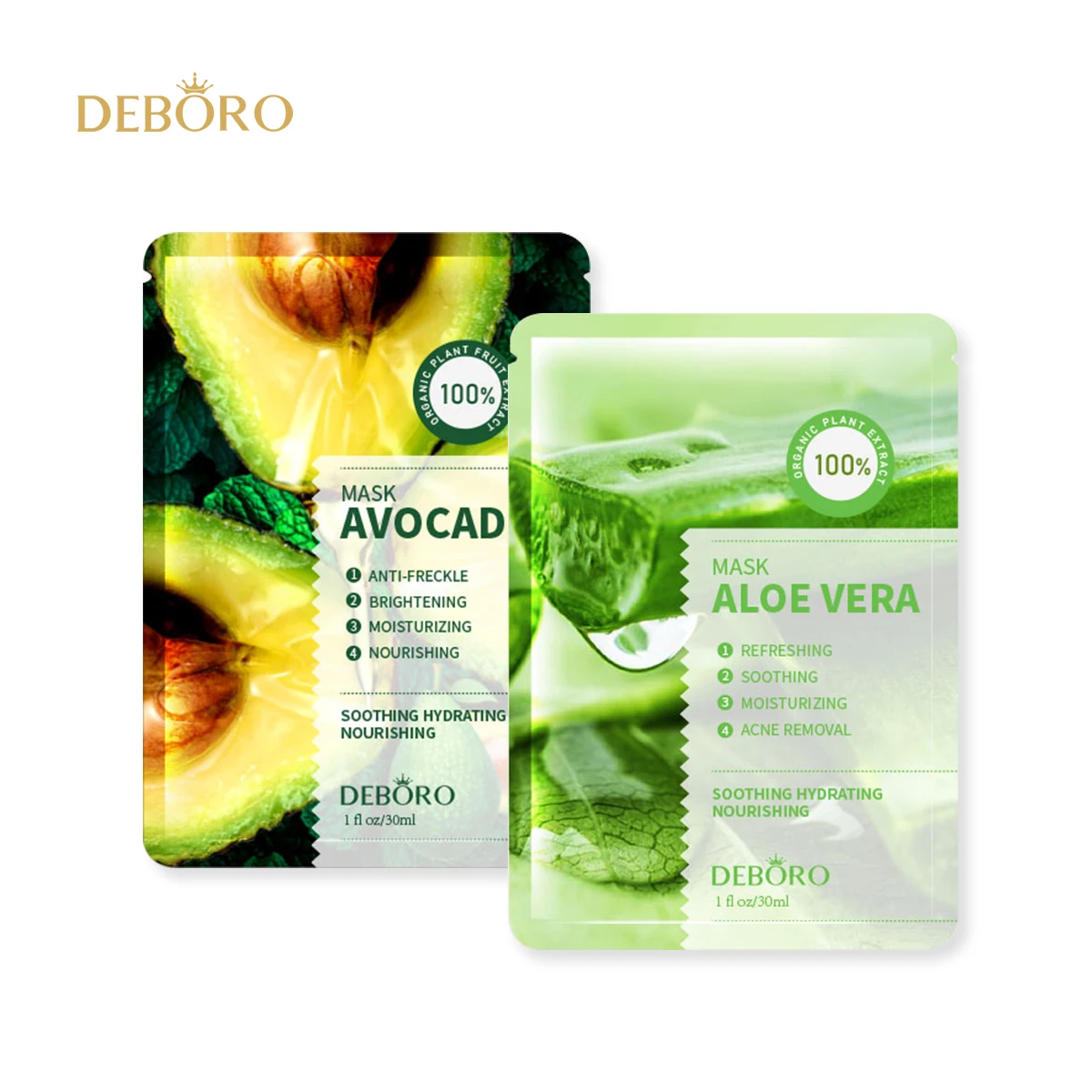 

Mens Skin Care Products Honey Aloe Vera Rose Avocado Facial Mask Paper Sheet Facial Mask Multipurpose facial sheet mask, Transparent