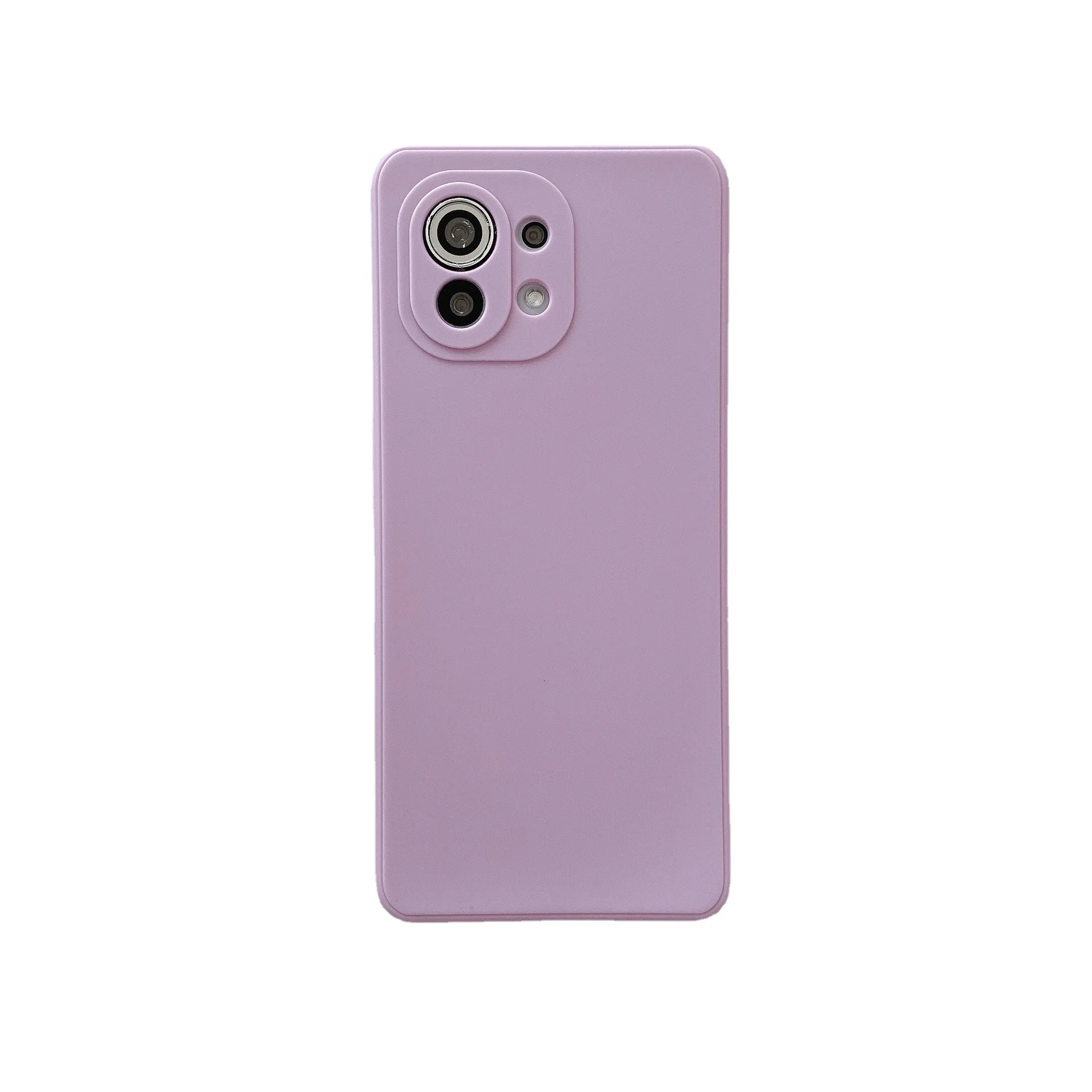 

Slim Soft Silicone Mobile Phone Case For Xiaomi 11 Ultra Pro Lite Note 9 Pro K40 Candy Color Soft TPU Back Cover