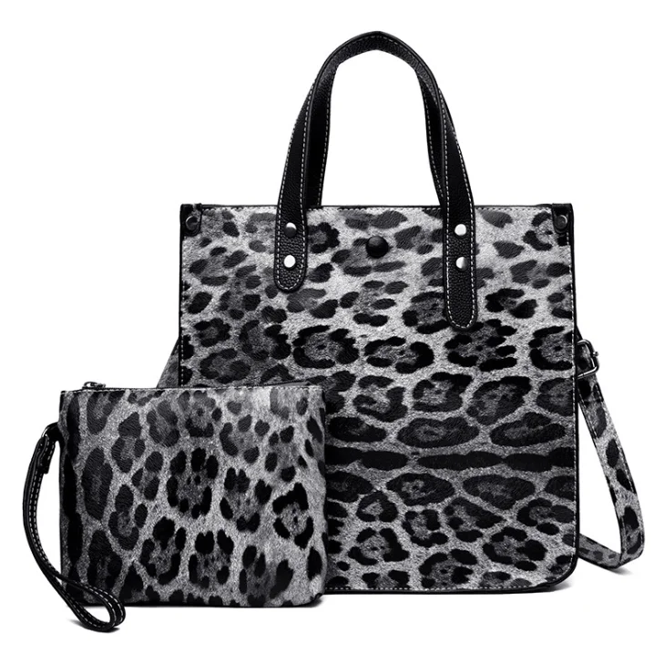 

Women Ladies 2020 Shoulder Bags Unique Vintage PU Leopard HandBag