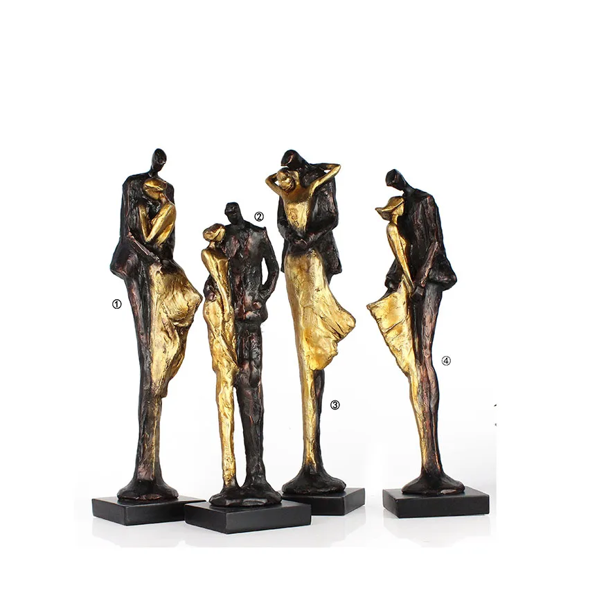 Unique resin ladder sculpture home decoration resin crafts statue ornaments figure accessories living room decor details