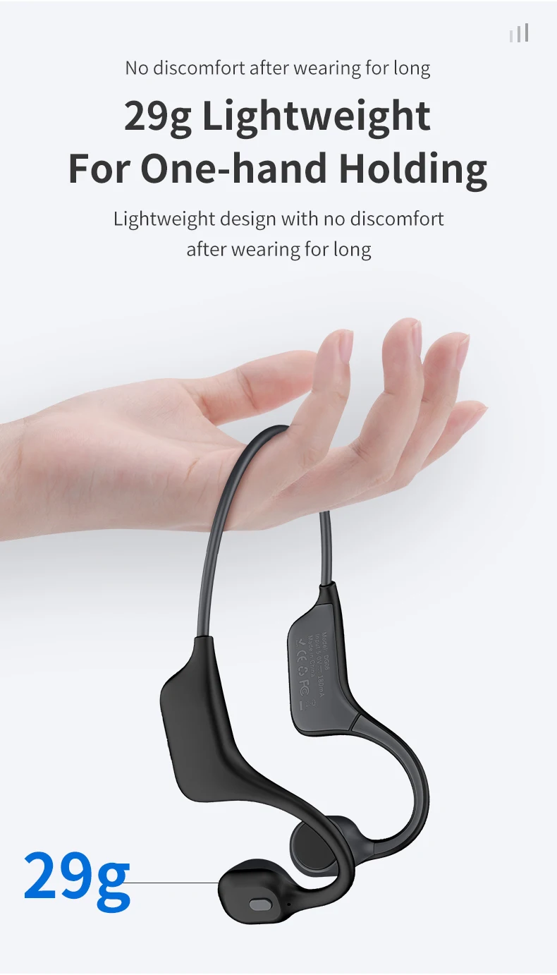 High Quality Oem Wireless Ear Hook Neckband Headphones Open Ear Wireless Bone Conduction Headset - ANKUX.COM