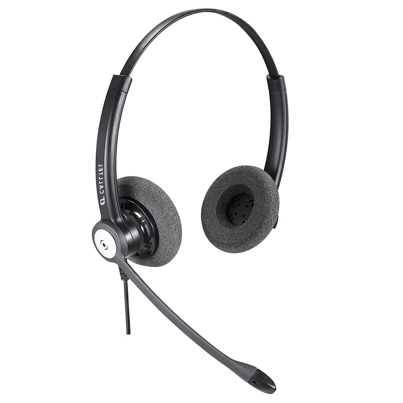 
Professional Office Headset With Noise Cancelling Microphone Binaural 