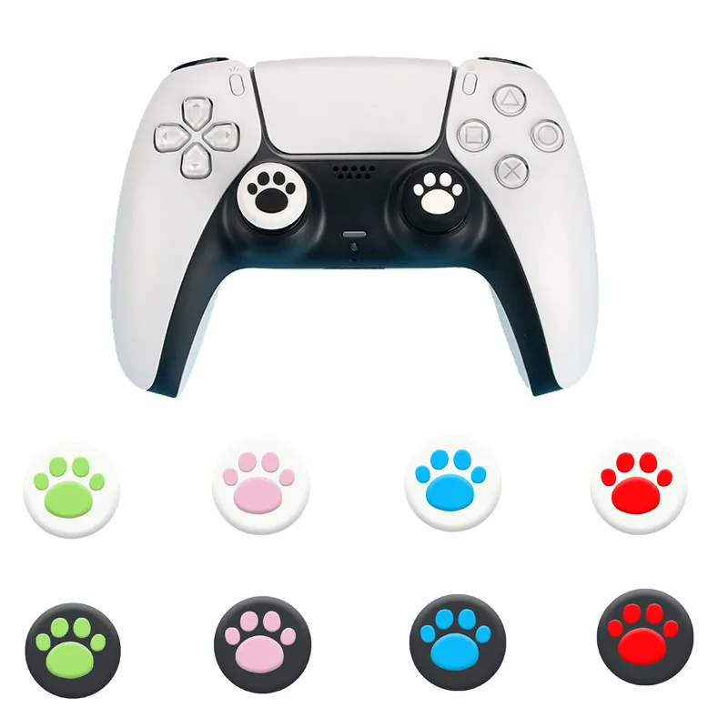 

Cat Paw Thumb Stick Grip Joystick Cover Case For Sony PS5 PS4 PS3 Slim Xbox 360/One Series X/S Elite Switch Pro Thumbstick
