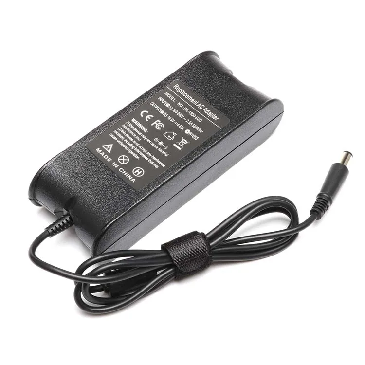

90W 19.5V 4.62A Replacement AC Power Adapter Battery Charger for Dell PA-10 PA10 Inspiron, Black