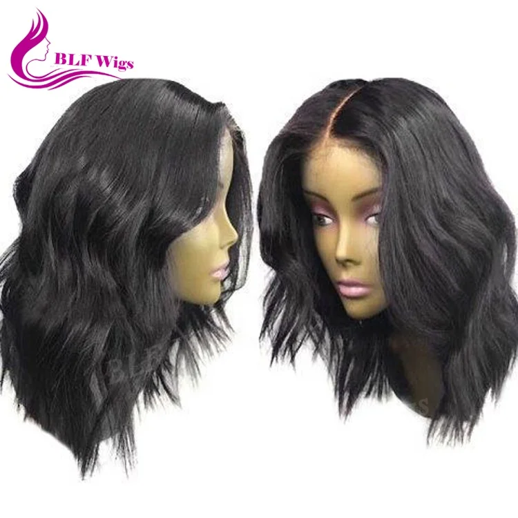 

Natural Wave Bob Style Short Hair Lace Wig 360 Lace Frontal Wig Brazilian Human Hair Full Lace Wig