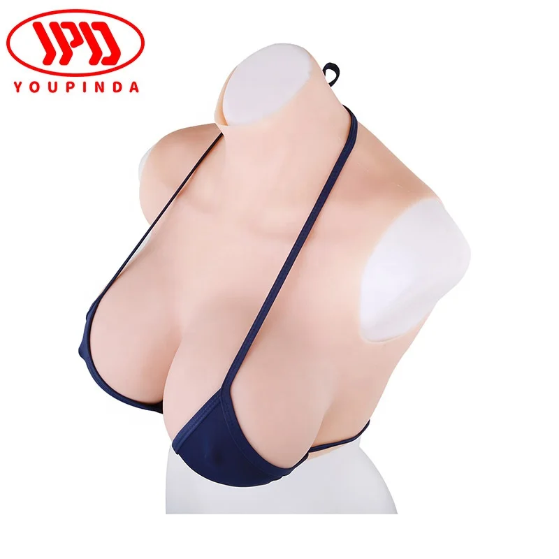 
G Cup Half Body Trandsgender Tits wearable breast silicone breast forms Boobs for men Crossdresser withBreast Form 