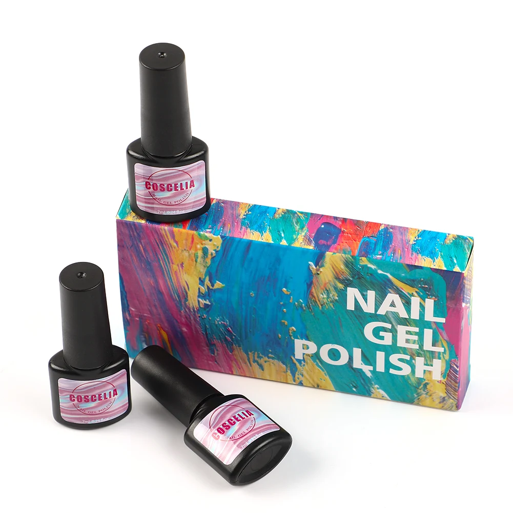

COSCELIA Wholesale Colorful Nail Polish Gel Small MOQ Gel Polish Colors