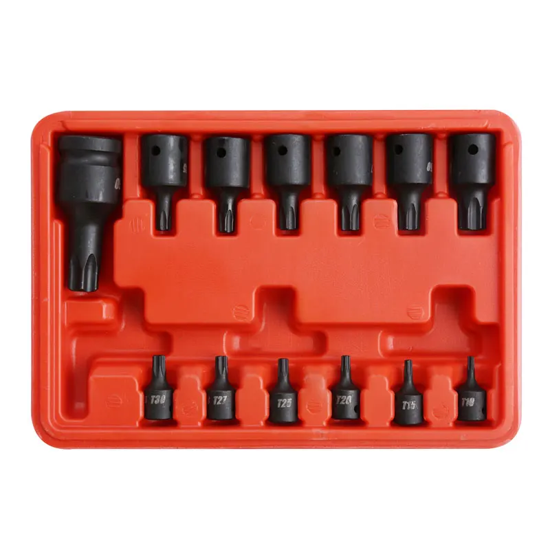 

Local stock in America! Winmax Heavy Duty Metric 1/2 Driver 13pcs chrome molybdenum steel Torx Bit