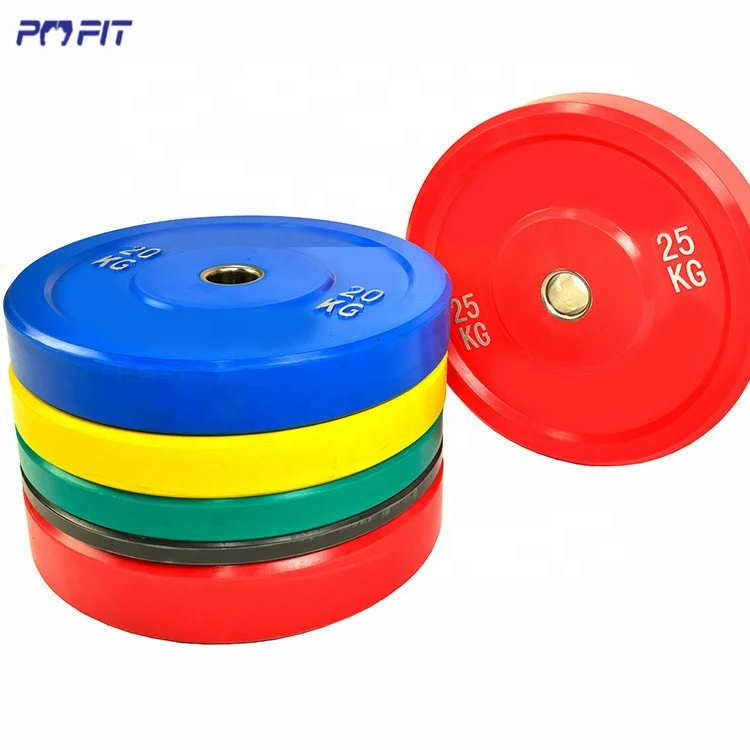 

Powerlifting rubber weights plate barra con pesas discos de levantamiento de pesas, Custom color