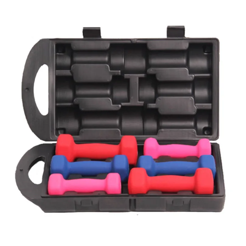 

Hot Selling Ladies Dumbbell Home Fitness Equipment Set Hexagon Dipping Dumbbell Thin Arm Yoga 9KG10 kg Scrub, As picture