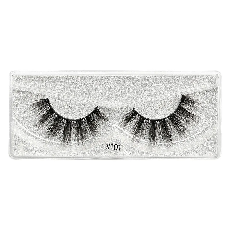 

1 Pair whole sale high quality 3d 15mm genuine mink eyelash private label authentic mink individual eyelash own label