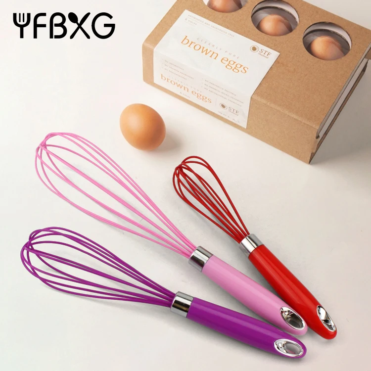 

kitchen accessories silicone beater egg beater egg whisk blender mixer, Customized