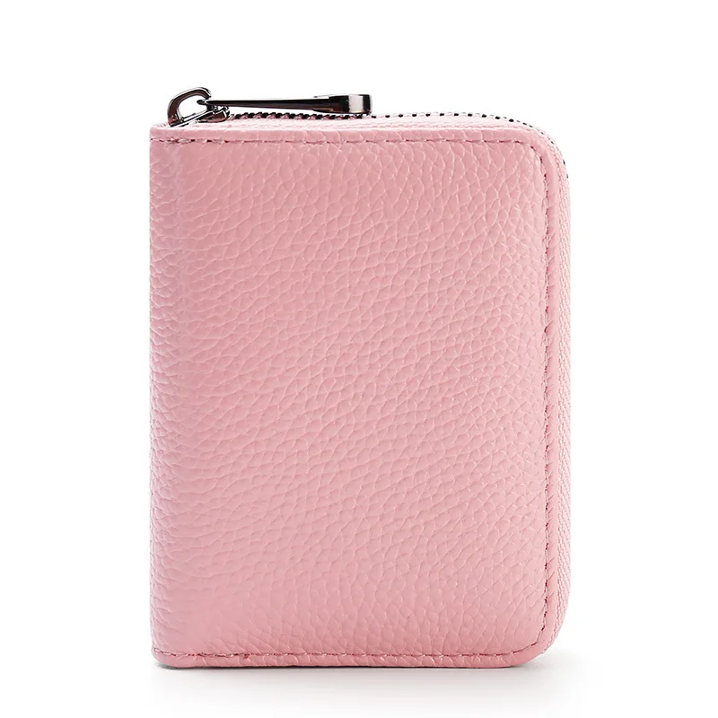 

3x4 card Pu leather rfid card holder wallet women Casual Wallets minimalist card holder wallet for lady, 6colors