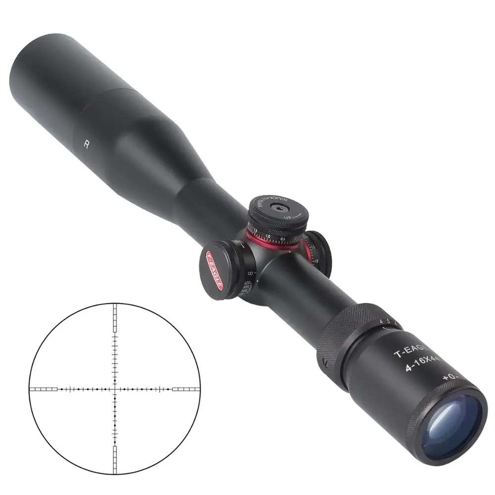 

Hunting Scope T-EAGLE R 4-16x44 SF Riflescope with Red Dot with 11mm or 20mm Mount Rifle Scope For pcp airgun Shooting