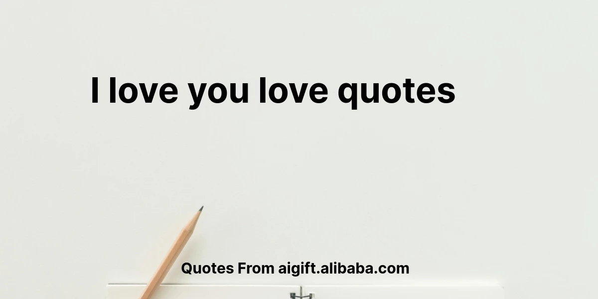 i love you love quotes