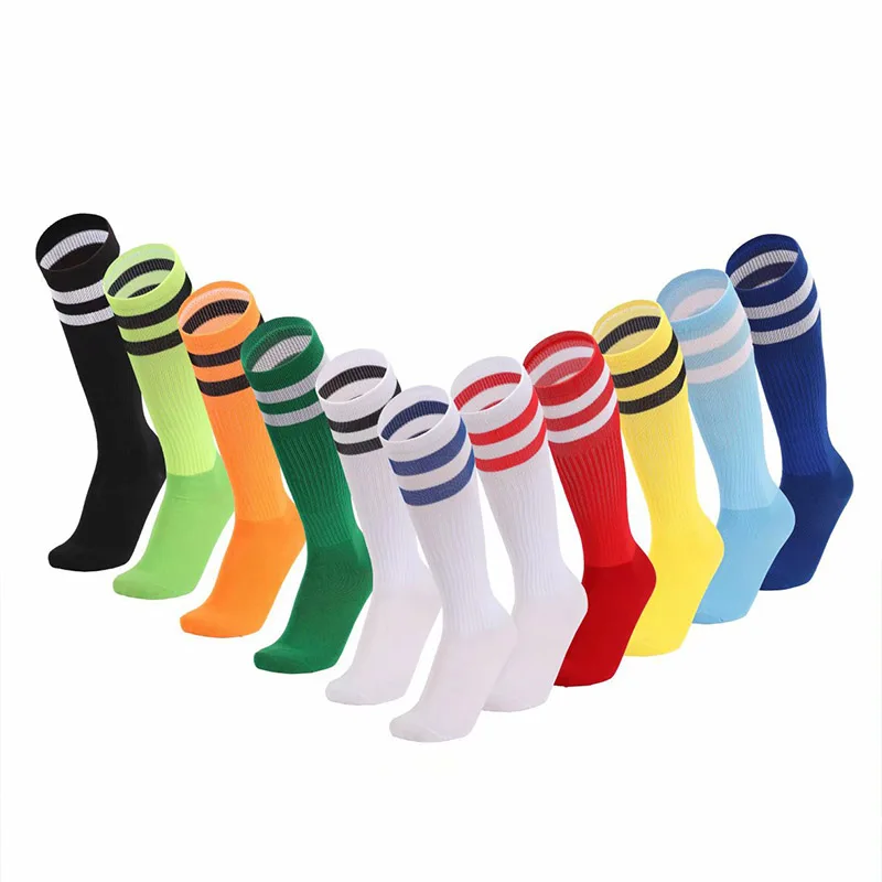 

Sports Training Stockings Multi-color Breathable Stretch Sports Knee Socks Custom Logo Sportswear Mens Soccer Sock