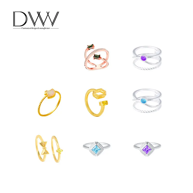 

China Cheap Best Friend Korea Ring Gold Plating Ring 18Kt Gold Luxury Ring, Customized color