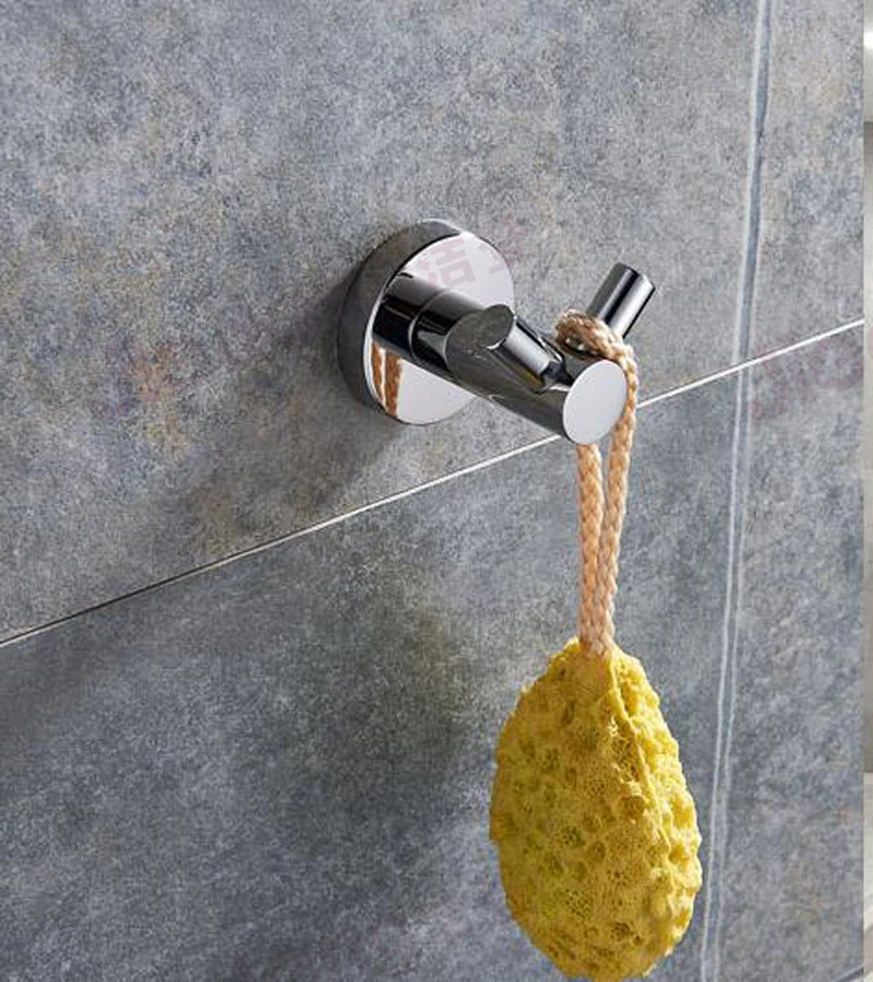 high quality full set SUS 304 stainless steel bathroom robe hook 