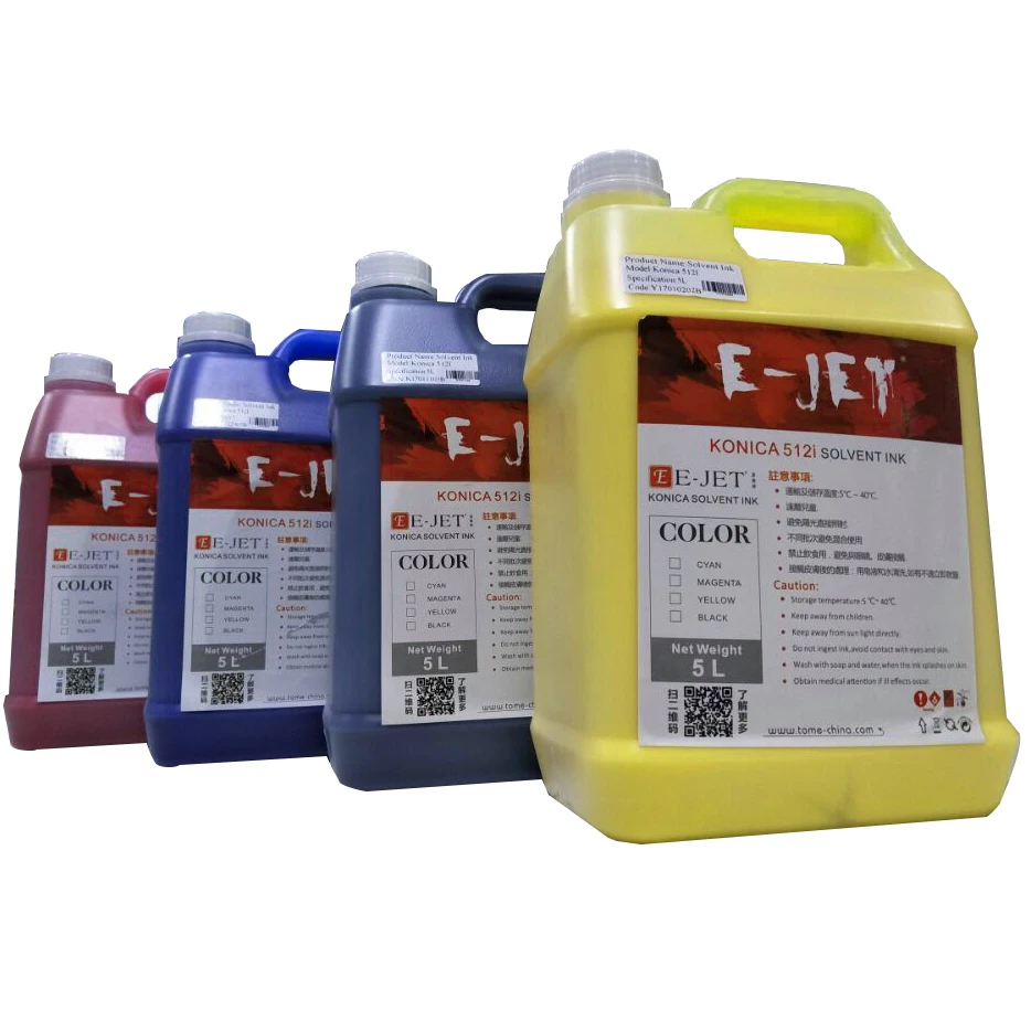 

Inkjet digital solvent ink for konica 512i head 10pl 14pl 15pl 25pl 30pl 35pl 42pl indoor outdoor eco solvent printing inks