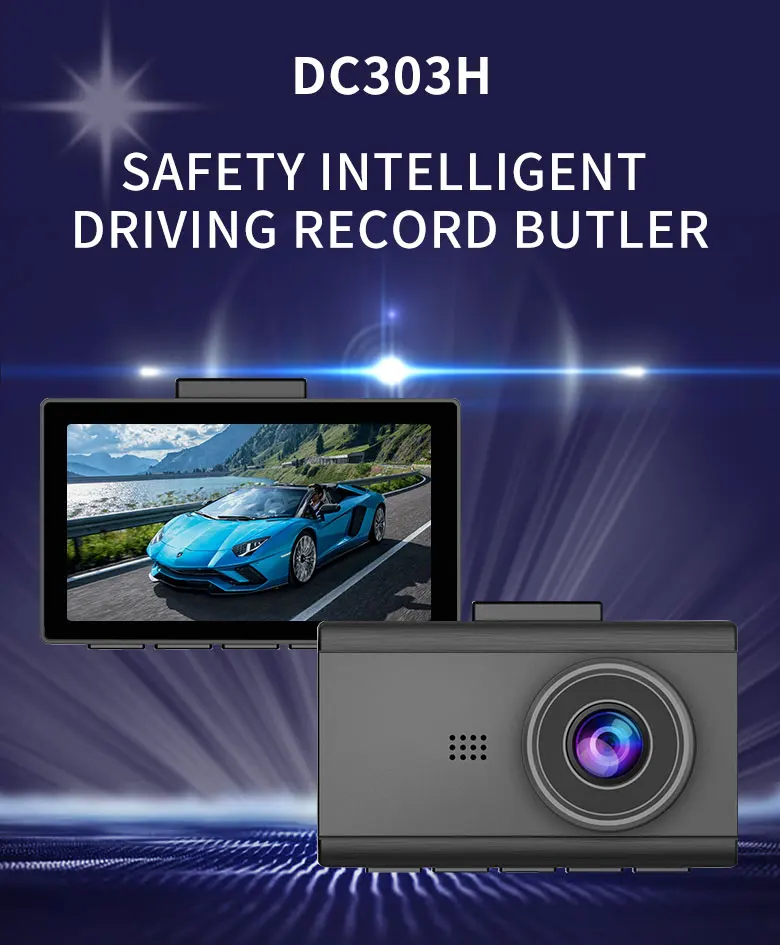 New Arrival Hisilicon 3559 V200 Chipset 3.0" Ips Lcd 4k 30fps Wifi Gps