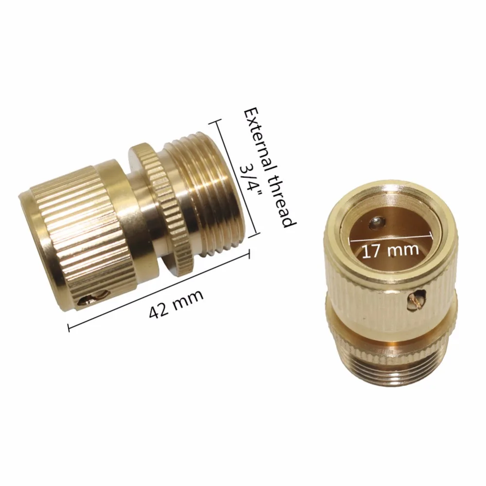 amazon top Sell  Brass 3/4 male Hose Quick Connector