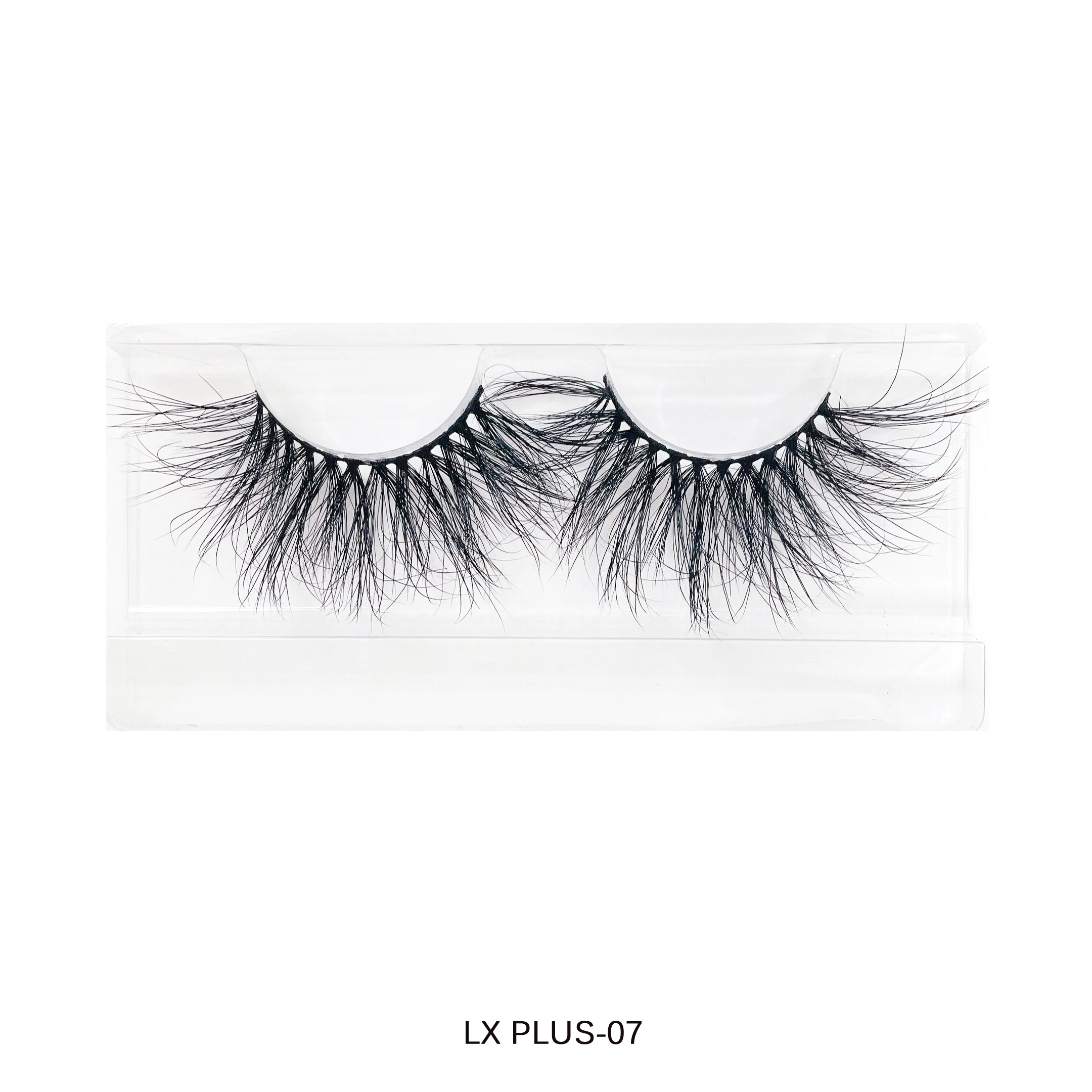 

wholesale cheap handmade 25mm fluffy mink eyelashes with custom eyelash packaging box, Black