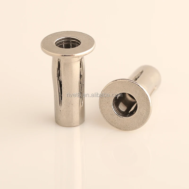 Stainless Steel M10 M8 Insert Nut Pre Bulbed Cross Insert Rivnuts