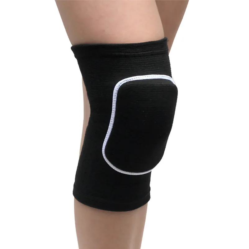 

2021 high quality cotton knee brace compression fit support for running and basketball sportswear, Blue, black