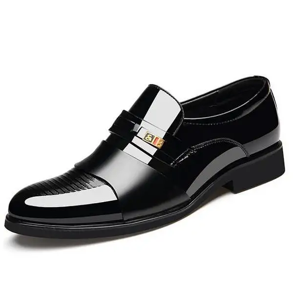 

Elevator Shoes For Men Mens Wedding Shoes Coiffeur Patent Leathershoes Menformal Luxurybrand