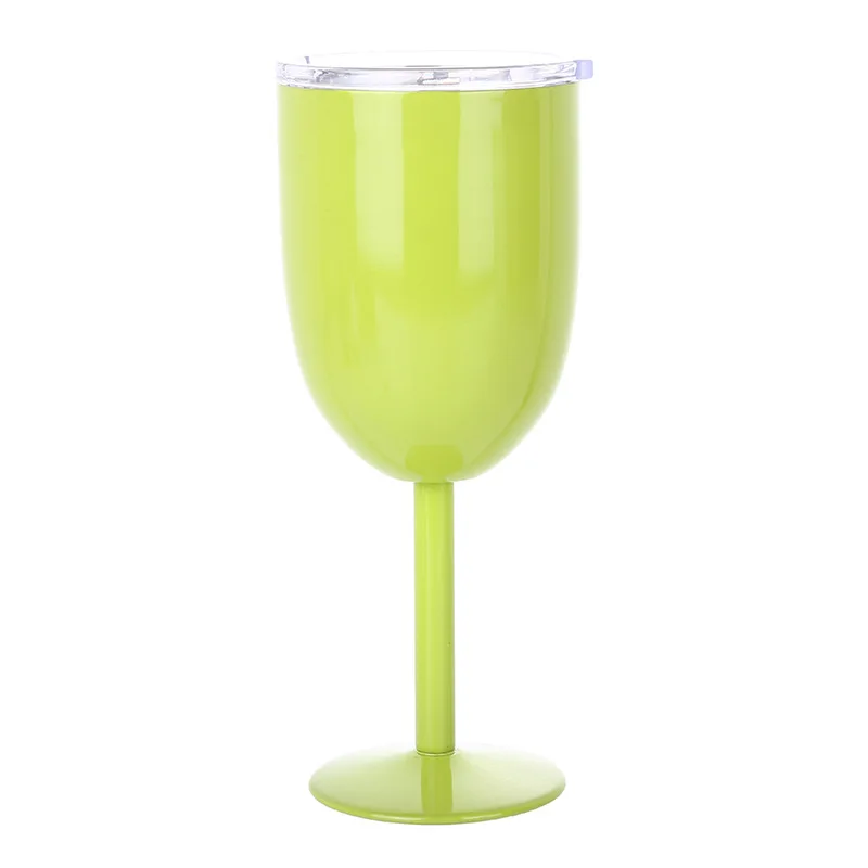 

Wholesale stainless steel wine vacuum tumbler double wall red goblet