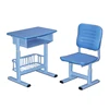 Wholesale furniture manufacturer mobile student school desks with lid combined desk and chair