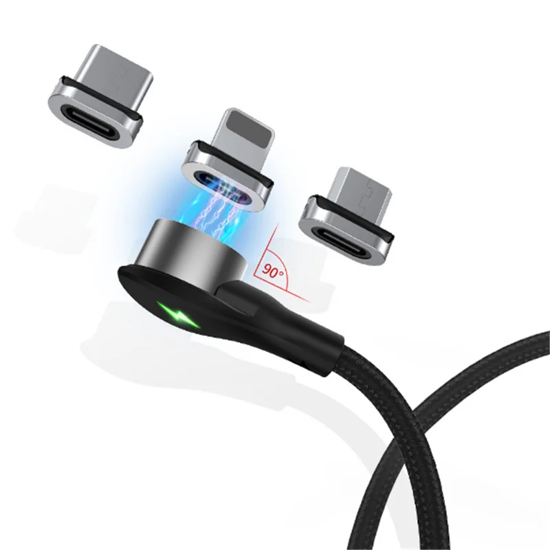 

AKD Wholesale Factory Manufacture Magnetic Charging Cable Usb Data 3 In 1, Silver, black, red