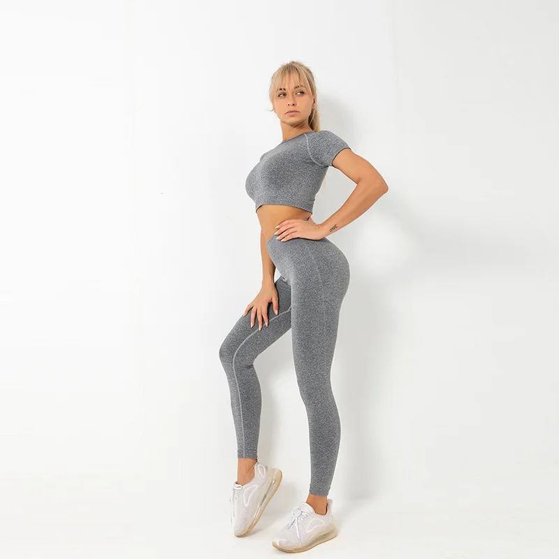 

Women Gym Seamless Fitness High Waisted Workout Sport Tights Yoga Leggings Compression Leggings