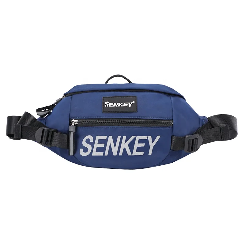 

custom chest bags outdoor crossbody waist bag, men fanny pack bag for men women, Blue,green