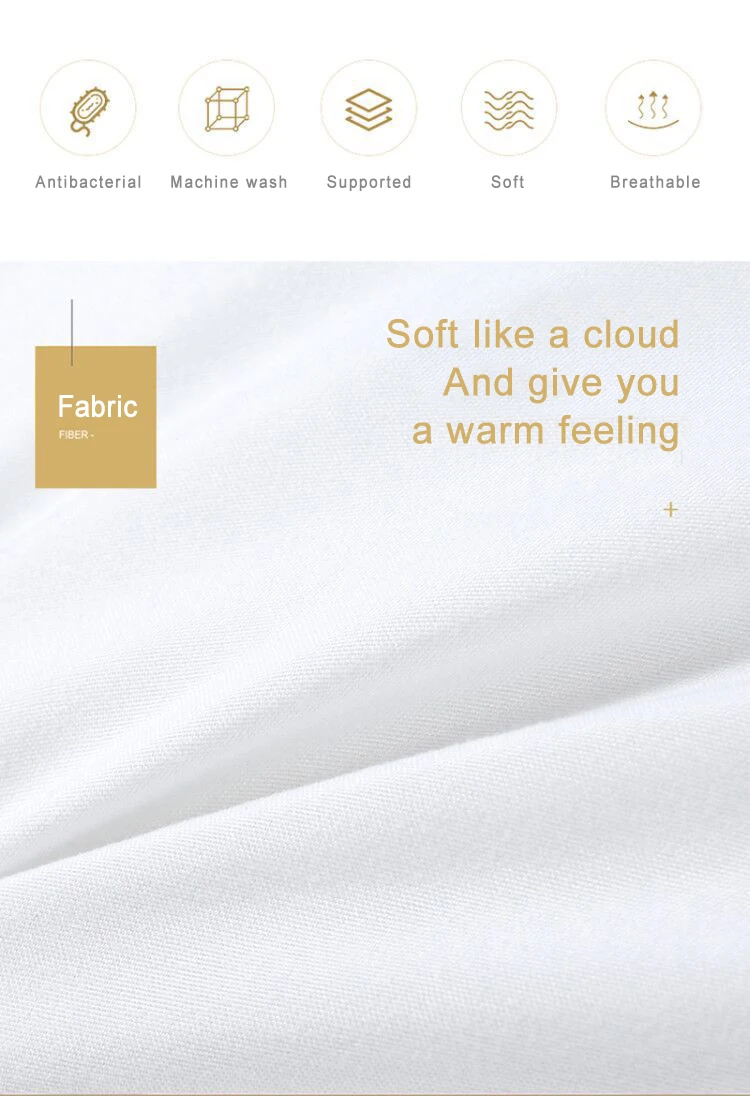 Comforter Soft Couple Neck Fiber Hilton Hotel Pillow For Sleeping