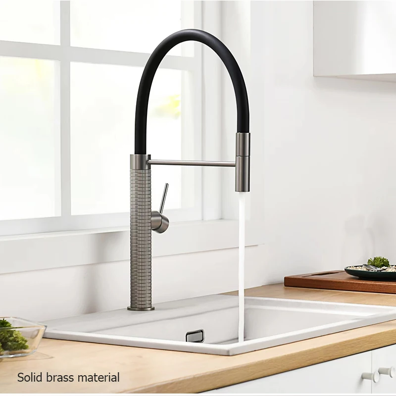 

Quality copper kitchen sink mixer tap single handle brass kitchen faucet