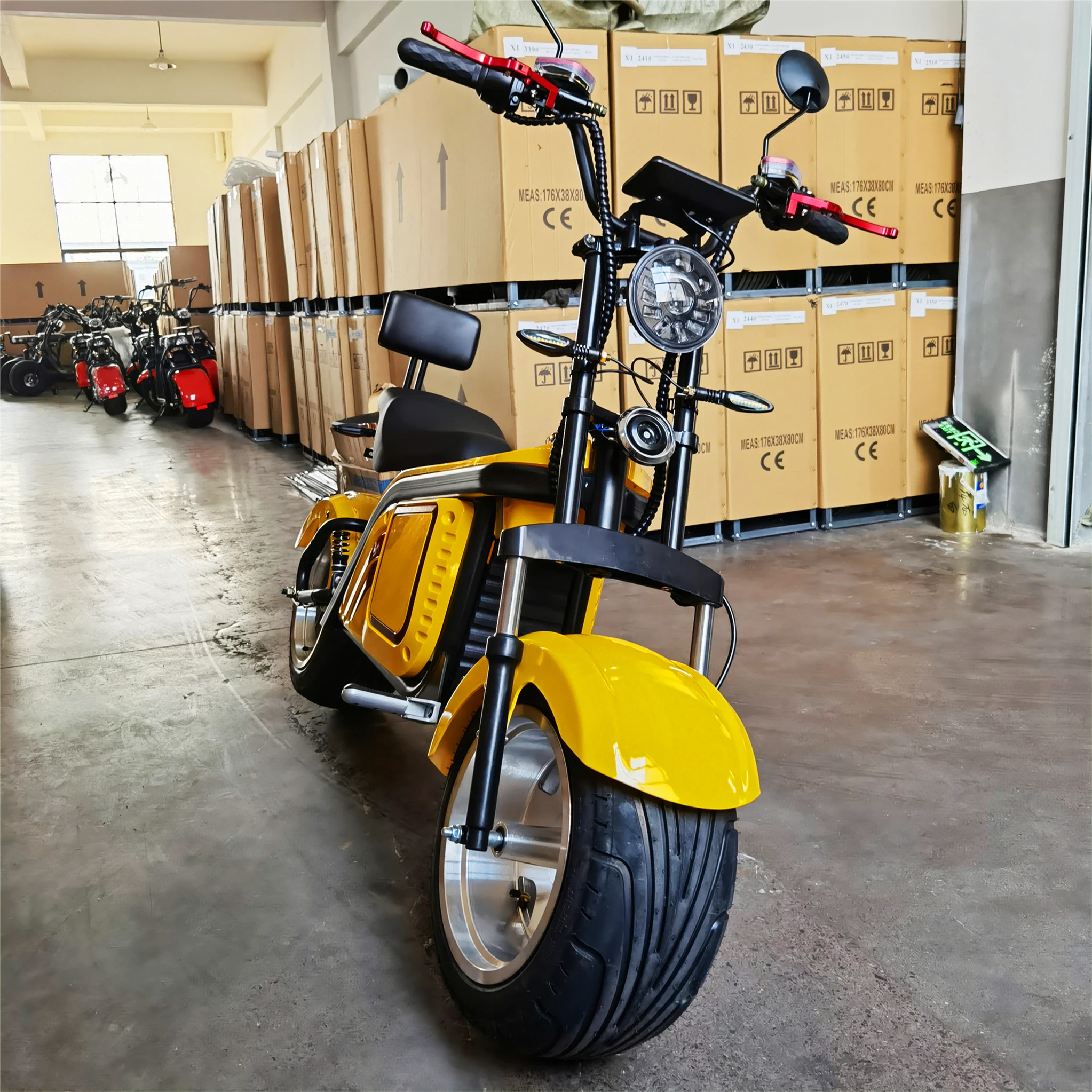 

2022 Three Wheel 2000W Chopper Model M1 Fast Speed Electric Scooters Adult Citycoco